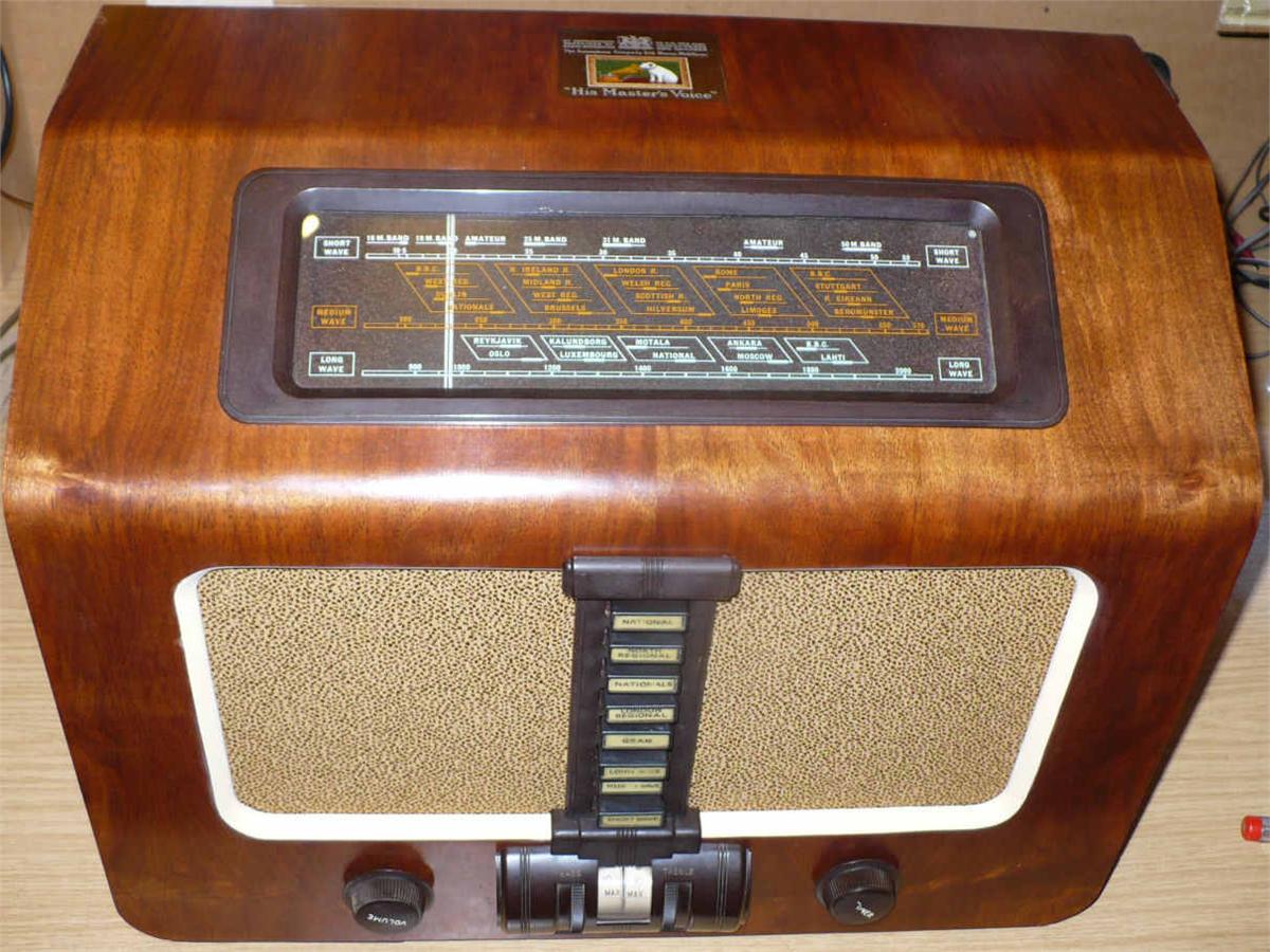 HMV 1117 vintage valve radio