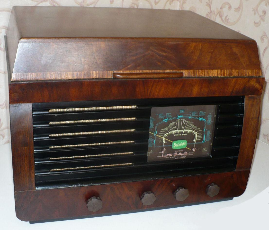 Portadyne vintage valve radio