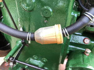 Old petrol filter
