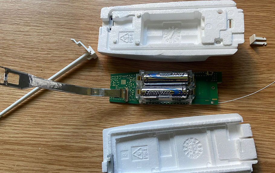 Internal view of the RadioSonde