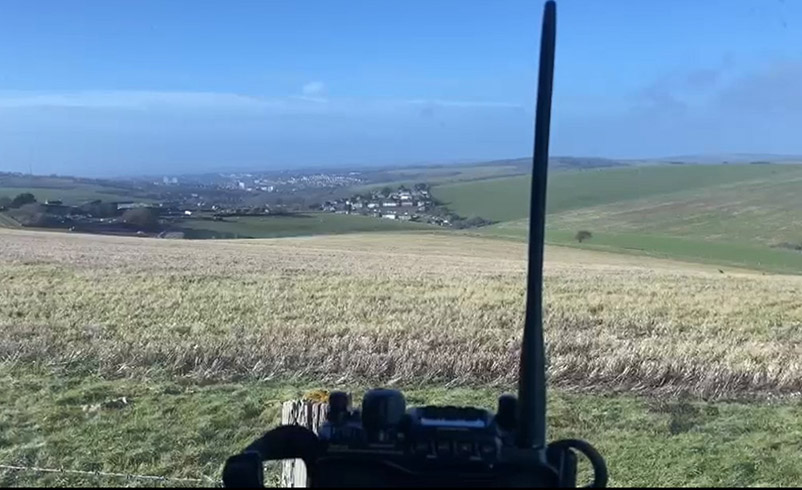 Woodingdean to Worthing view