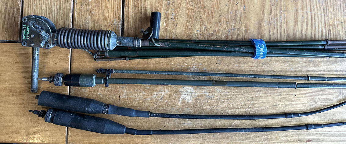 Clansman whip antennas
