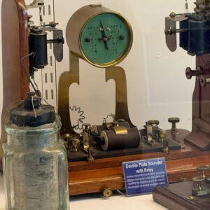 Vintage telephone telegraph equipment