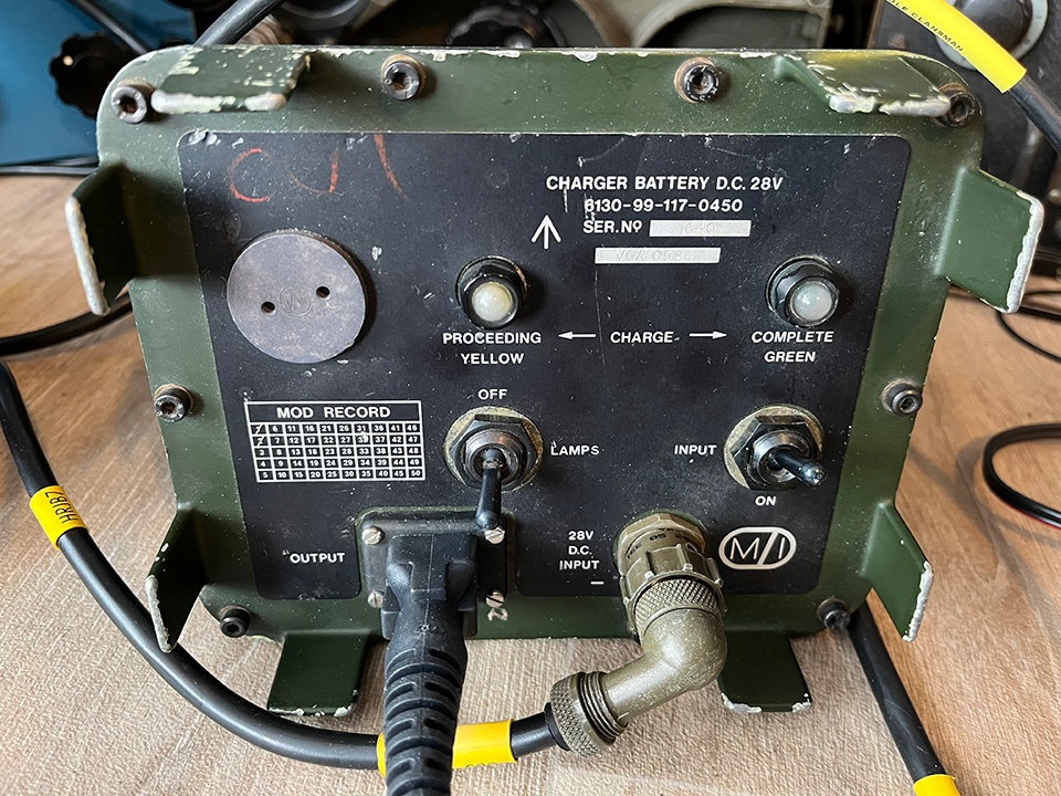 Clansman charger battery 28v